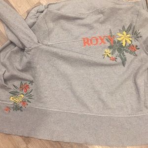 Roxy zip up sweatshirt